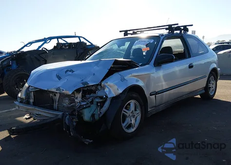 1998 Honda Civic Cx z USA, uszkodzony, nr VIN 2HGEJ6428WH122497